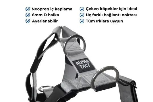 Tactfit Harness Siyah - Alpha-Tact