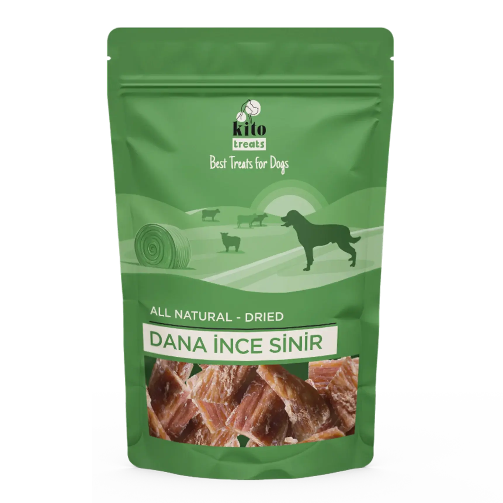 Kito Dana İnce Sinir Çiğnemelik Köpek Ödül Maması %100 Doğal, Glutensiz, Organik 100 gr - Alpha-Tact