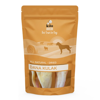 Kito Kurutulmuş Dana Kulak Çiğnemelik Köpek Ödül Maması %100 Doğal, Glutensiz, Organik 100 gr - Alpha-Tact