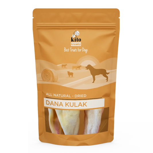 Kito Kurutulmuş Dana Kulak Çiğnemelik Köpek Ödül Maması %100 Doğal, Glutensiz, Organik 100 gr - Alpha-Tact