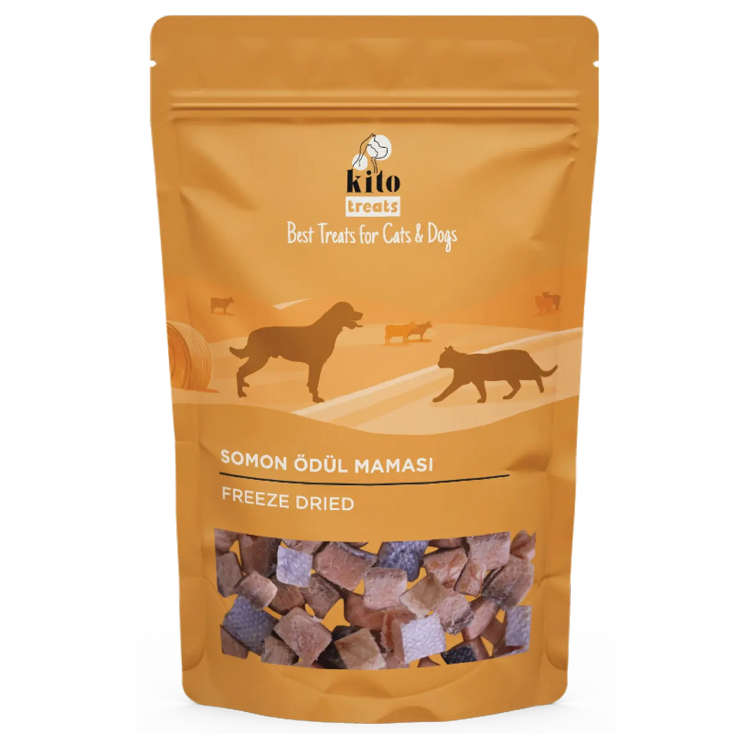 Kito Freeze Dried Somon Ödül Maması Köpekler için (30 gr) - Alpha-Tact