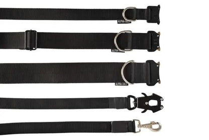 Siyah 2,5cm Boyun Tasması - Alpha-Tact