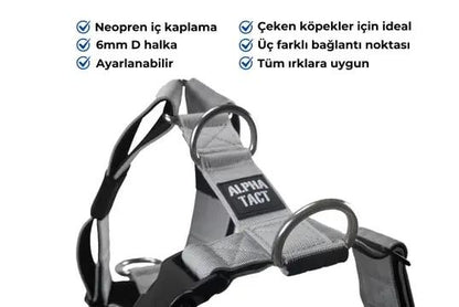 Tactfit Harness Siyah - Alpha-Tact