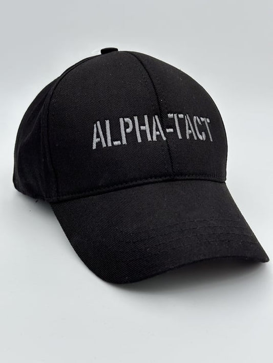 Siyah Alpha-Tact Şapka